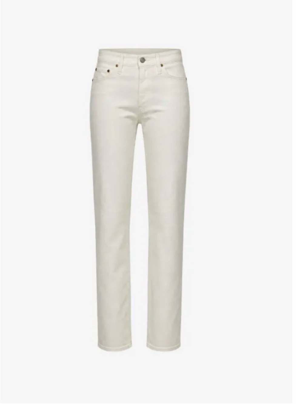Levi's Straight Leg Jeans in Off-White
